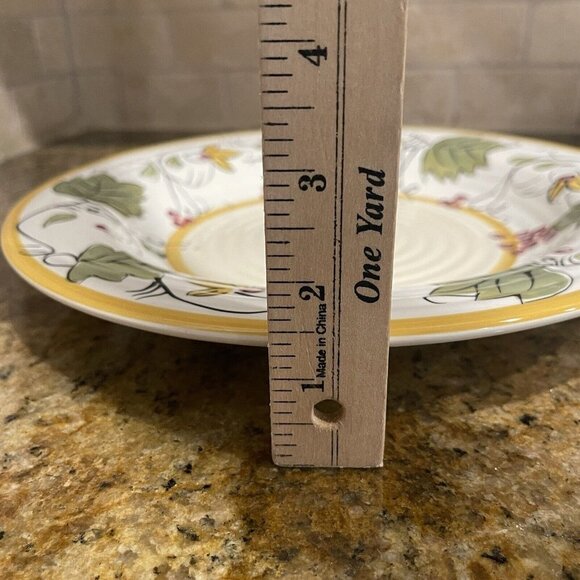 Pier‎ 1 Imports Bowl Plate 10.75" Chateau Napa Hand Painted Pasta Ceramic EUC - Picture 6 of 6